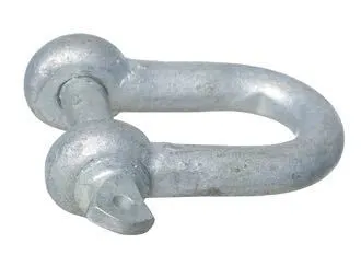 1852 Schackel med vingskruv galv. 20 mm
