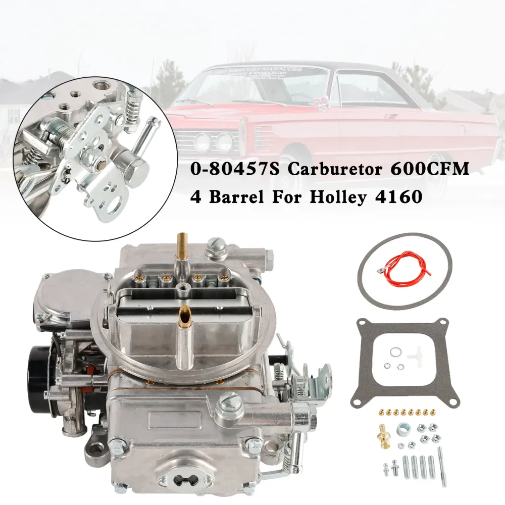 1966 - 1969 Chevrolet El Camino 327/5.3L V8 förgasare 600CFM 4 fat 0-80457S 80457SA