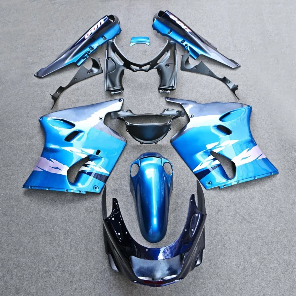 1993-2003 Kawasaki ZZR1100 Amotopart Injection Fairing Kit Bodywork Plastic #103