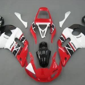 1998-2002 YAMAHA YZF-R6 Rödvita svarta racingmässor generiska
