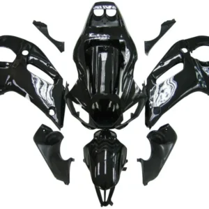 1998-2002 YAMAHA YZF-R6 Svart racingmässor generiska