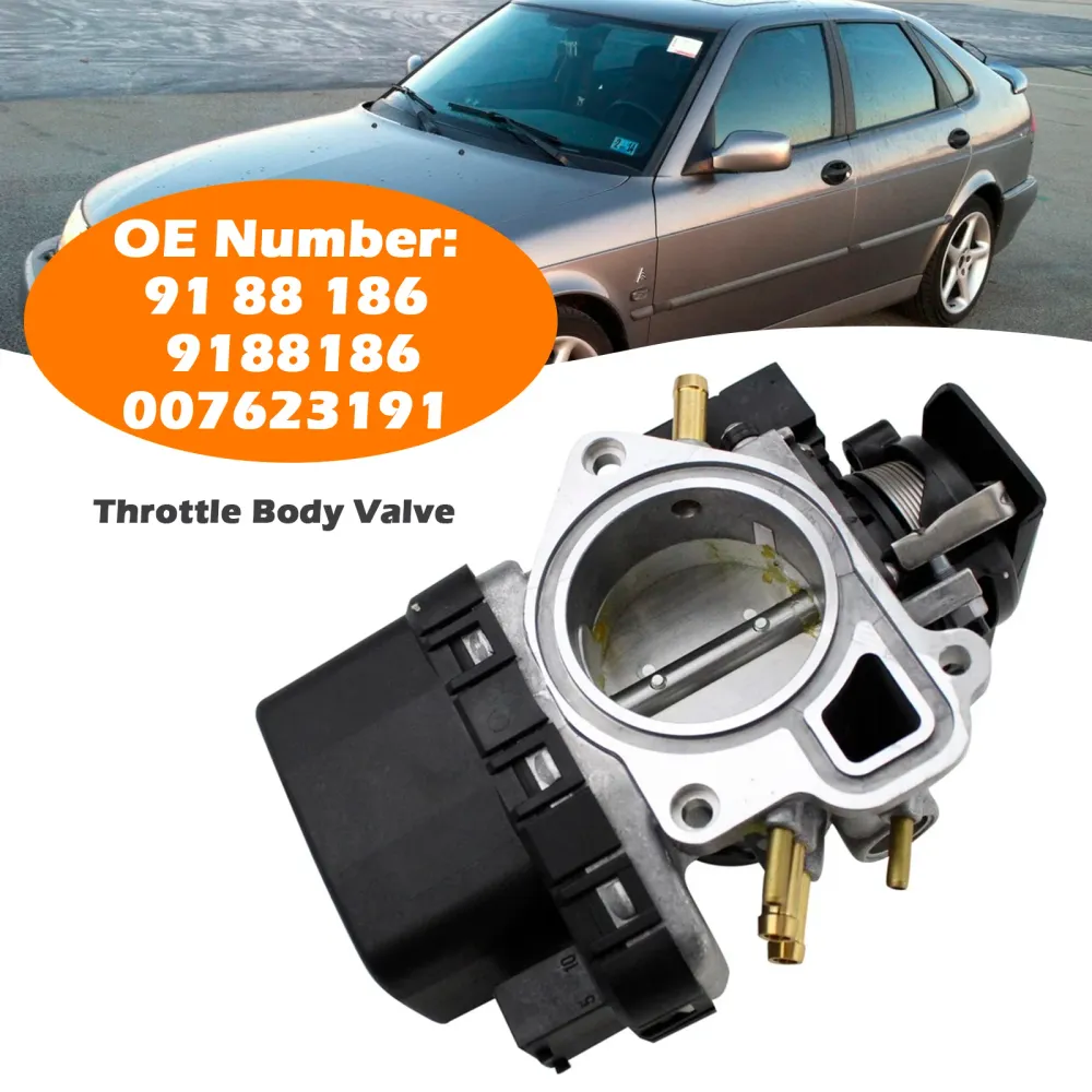 1999-2003 Saab 9-3 9-5 B205 B235 Bränsleinsprutning spjällhus 9188186 007623191