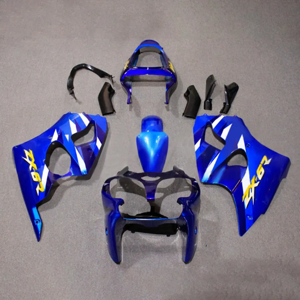 2000-2002 KAWASAKI ZX6R 636 2005-2008 ZZR600 INJEKTION FAIRING KID BODYWORK#120