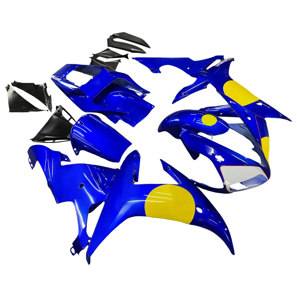 2002-2003 YAMAHA YZF 1000 R1 Injektionsmässa Kit Kroppsarbete Plastic ABS #102