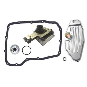 2003 Jeep Liberty Limited, Renegade, Sport 2.4L L4 545RFE 45RFE växellådsväxling Solenoid Block Filter Kit