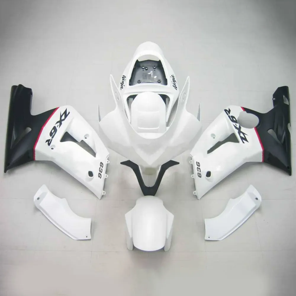 2003-2004 KAWASAKI ZX6R 636 AMOTOPART INJEKTION FAIRING KIT BOODYWORK ABS #109