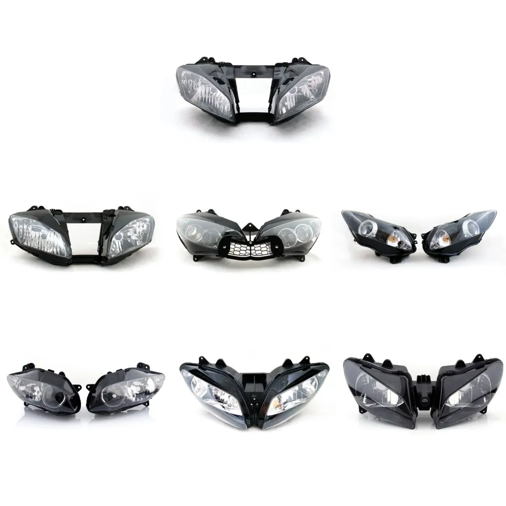 2003-2005 Yamaha R6 Motorcykel Strålkastare Montering klar Generisk