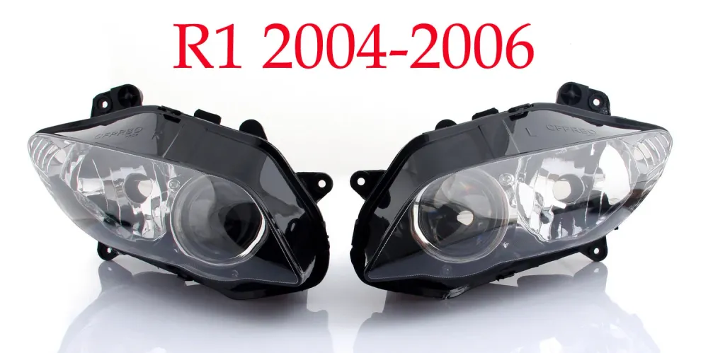 2003-2005 Yamaha R6 Motorcykel Strålkastare Montering klar Generisk