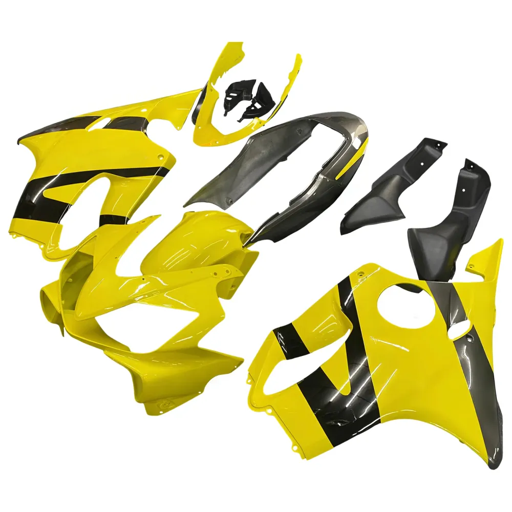 2004-2007 Honda CBR 600 F4i Gul & Svarta CBR Racing Fairings Generic