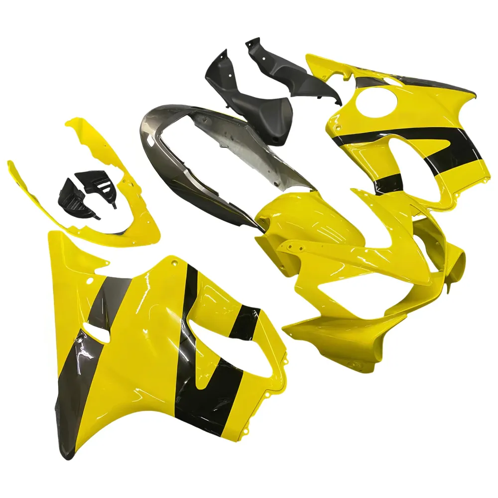 2004-2007 Honda CBR 600 F4i Gul & Svarta CBR Racing Fairings Generic