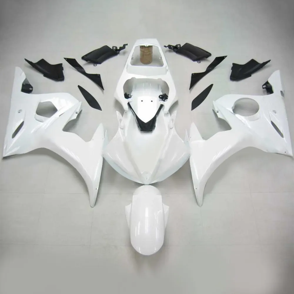 2005 Yamaha YZF 600 R6 Injektionsmässa Kit Bodywork Plastic ABS #102