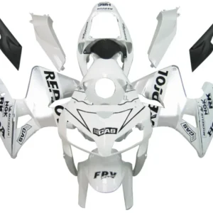 2005-2006 Honda CBR 600 RR White & Silver Repsol Racing Fairings Generic