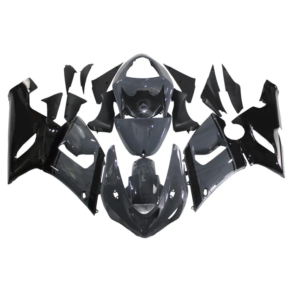 2005-2006 Kawasaki ZX6R 636 Amotopart Injection Fairing Kit Karosseri Plast ABS #133