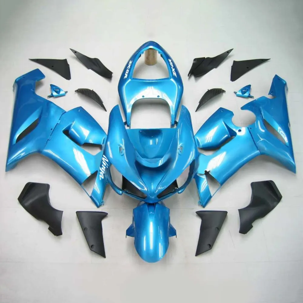 2005-2006 KAWASAKI ZX6R 636 AMOTOPART INJEKTION FAIRING KIT BOODYWORK ABS #139