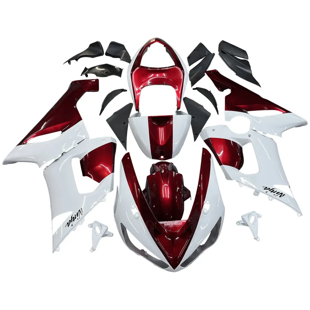 2005-2006 KAWASAKI ZX6R 636 AMOTOPART INJEKTION FAIRING KIT BOODYWORK ABS #140