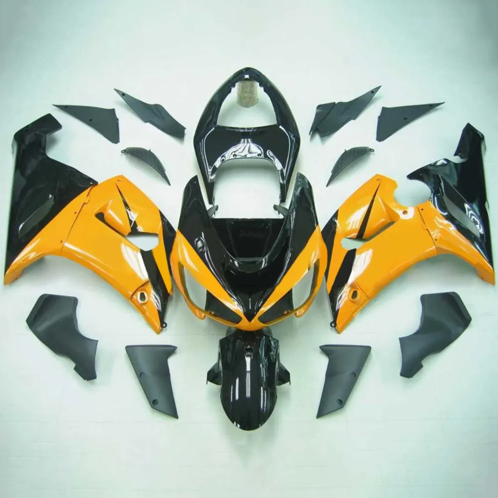 2005-2006 KAWASAKI ZX6R 636 AMOTOPART INJEKTION FAIRING KIT BOODYWORK ABS #125