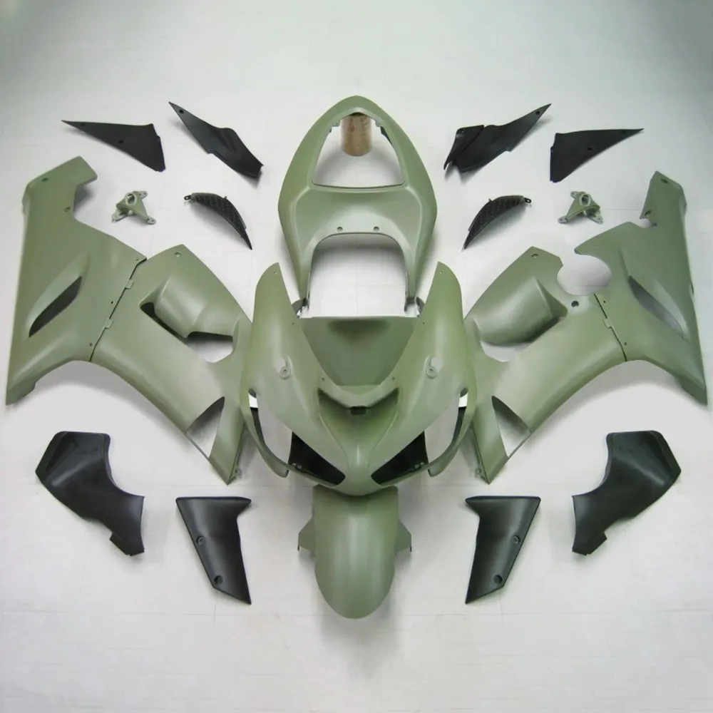 2005-2006 KAWASAKI ZX6R 636 AMOTOPART INJEKTION FAIRING KIT BOODYWORK ABS #111