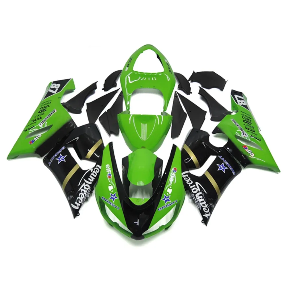 2005-2006 Kawasaki ZX6R 636 FAIRING KIT BODYWORK PLAST ABS