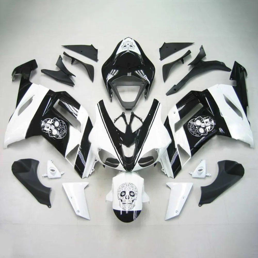 2007-2008 KAWASAKI ZX6R 636 AMOTOPART INJEKTION FAIRING KIT BOODYWORK ABS #129