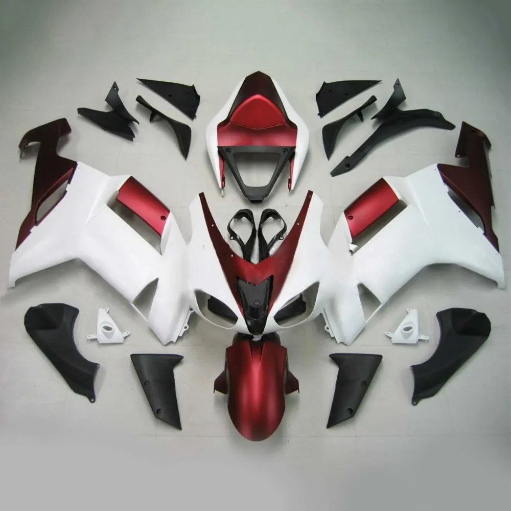 2007-2008 KAWASAKI ZX6R 636 AMOTOPART INJEKTION FAIRING KIT BOODYWORK ABS #133
