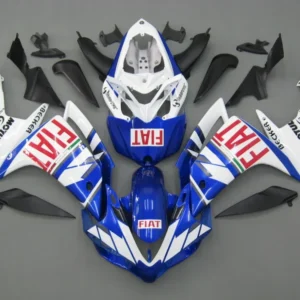 2007-2008 Yamaha YZF-R1 Blue White Fiat Racing Fairings Generic