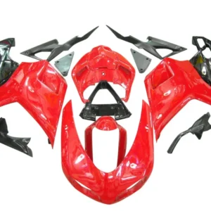 2007-2012 Ducati 1098/1198/848 Röd & Svart karosseri kåpa ABS formsprutningsgjutform 8# Generisk