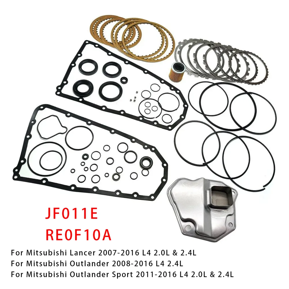 2007-2016 Mitsubishi Lancer L4 2.0L & 2.4L CVT Auto Transmission Master Rebuild Kit RE0F10A JF011E 5191890AA