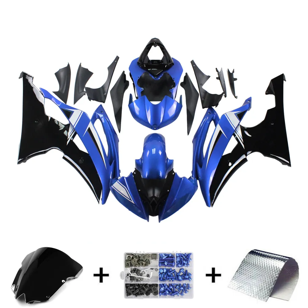2008-2016 YAMAHA YZF 600 R6 AMOTOPART INJEKTION FAIRING KIT BOODYWORK ABS #113