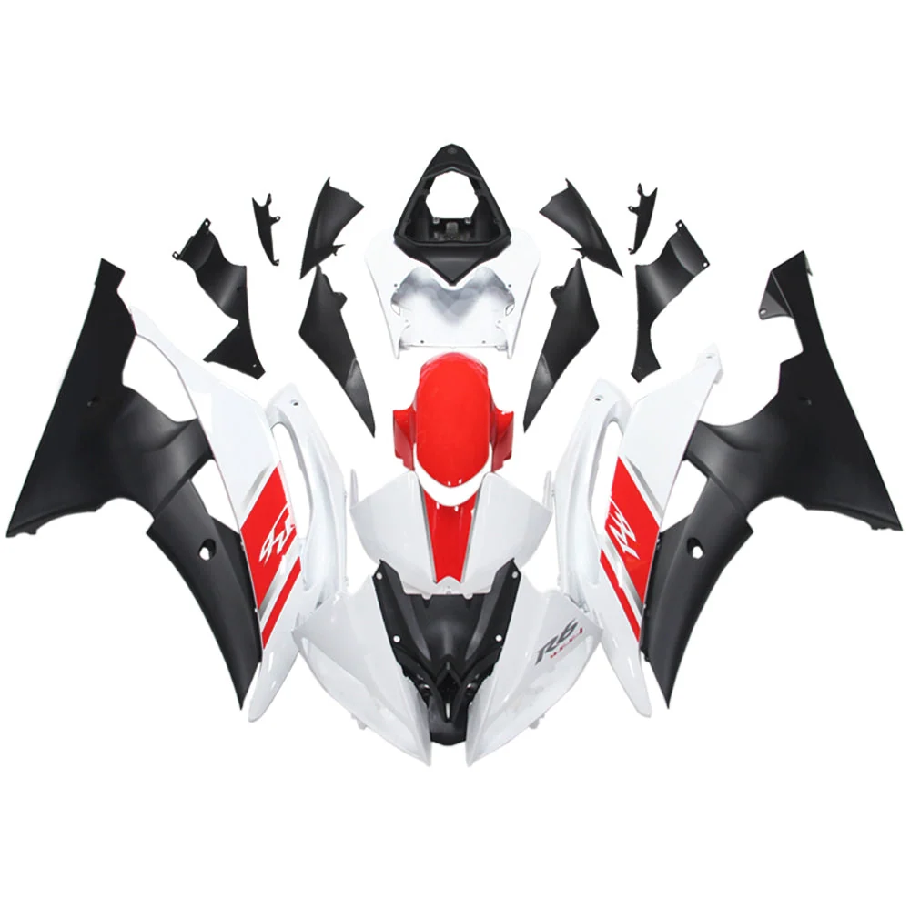 2008-2016 YAMAHA YZF 600 R6 Injektionsmässa kit Bodywork Plastic ABS #169