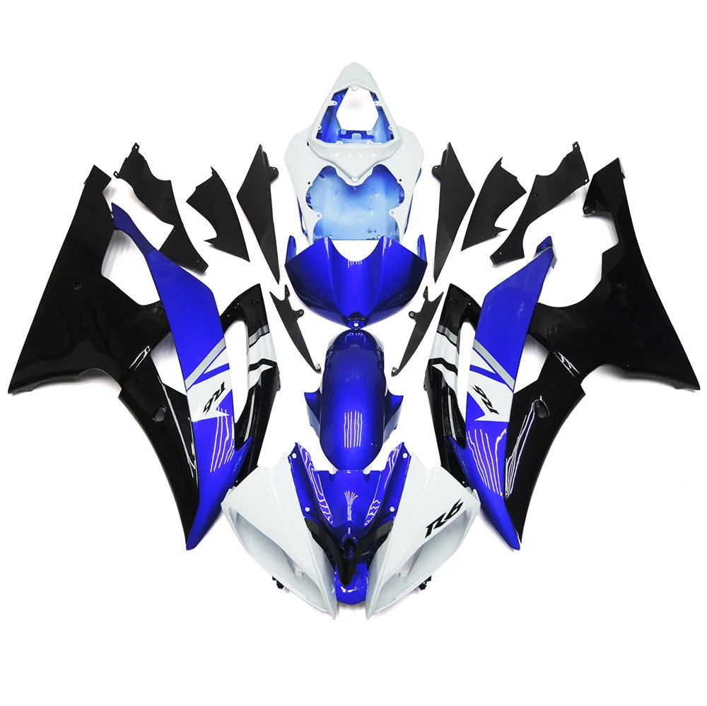 2008-2016 YAMAHA YZF 600 R6 Injektionsmässa kit Bodywork Plastic ABS #170