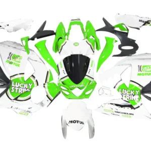 2009-2016 GSXR1000 Vit Lucky Strike Bodywork Fairing ABS Injection Gjuten plastuppsättning generisk
