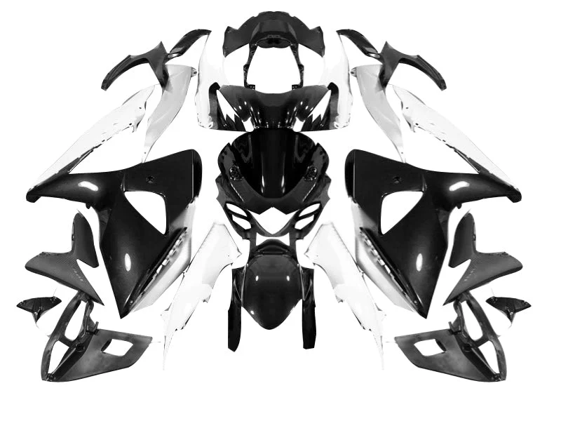 2009-2016 Suzuki GSXR 1000 Svart & Vita GSXR Racing-kåpor Generiska