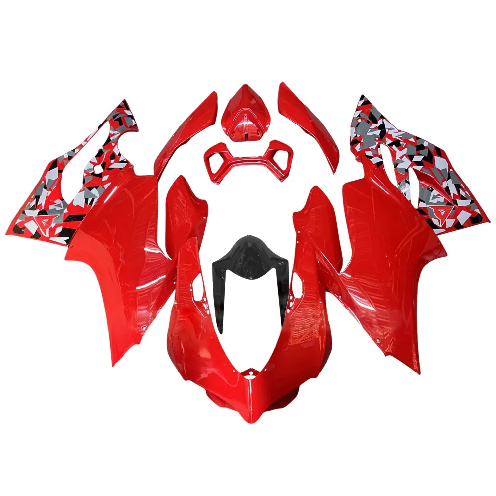 2012-2015 Ducati 1199 Injection Fairing Kit Karosseri Plast ABS