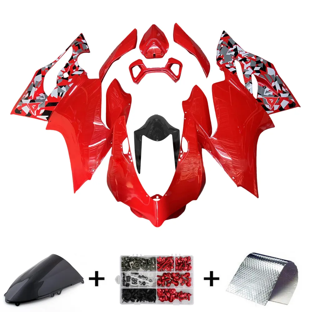 2012-2015 Ducati 1199 Injection Fairing Kit Karosseri Plast ABS