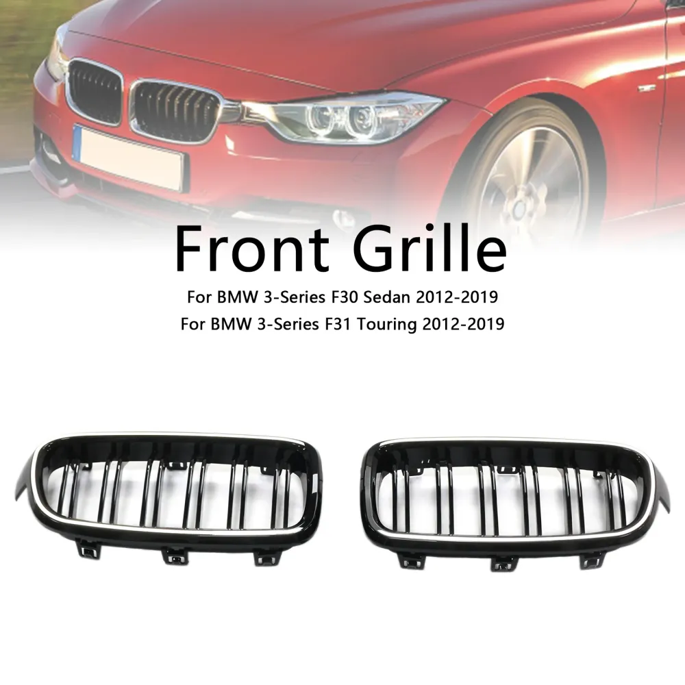 2012-2019 BMW 3-serien F31 Touring Double Slat Front Kidney Grille Grill