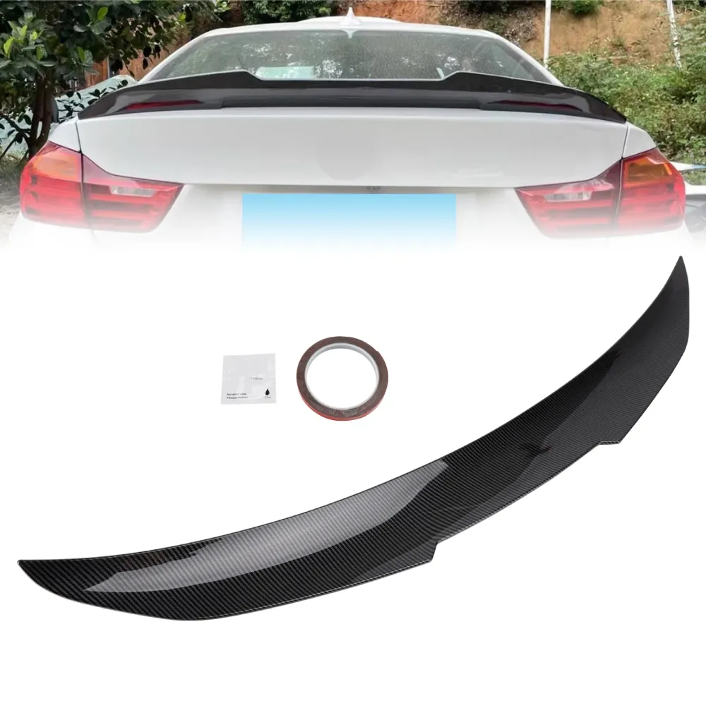 2014-2020 BMW 4-serie F36 4DR Coupe Kolfiberlook Bakre Boot Spoiler PSM Style