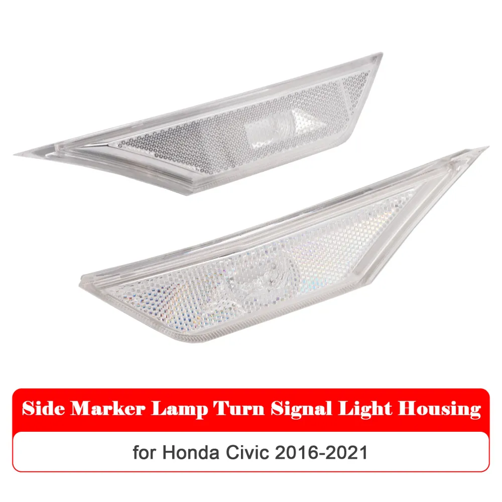 2016-2021 Honda Civic sidomarkeringslampa Blinkersljushus