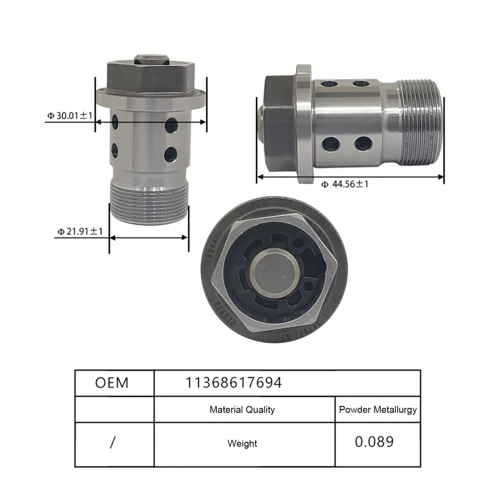 2017-2019 BMW M240I Motor Variabel Ventil Timing VVT Oljekontrollventil 11368617694