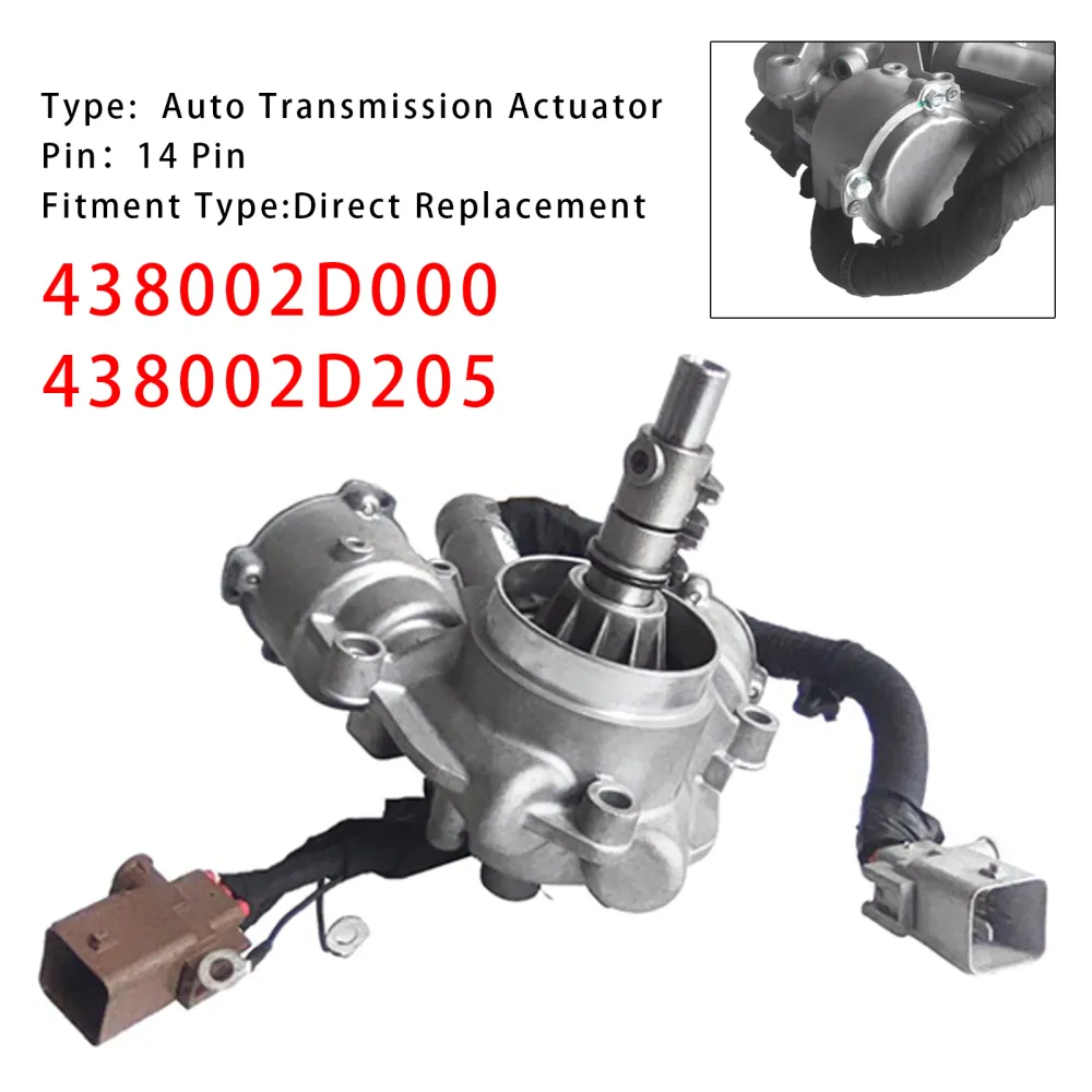 2017-2021 Kia Forte ställdon för automatisk växellåda Assy-Gear D7UF1 14-stift 438002D205 438002D000