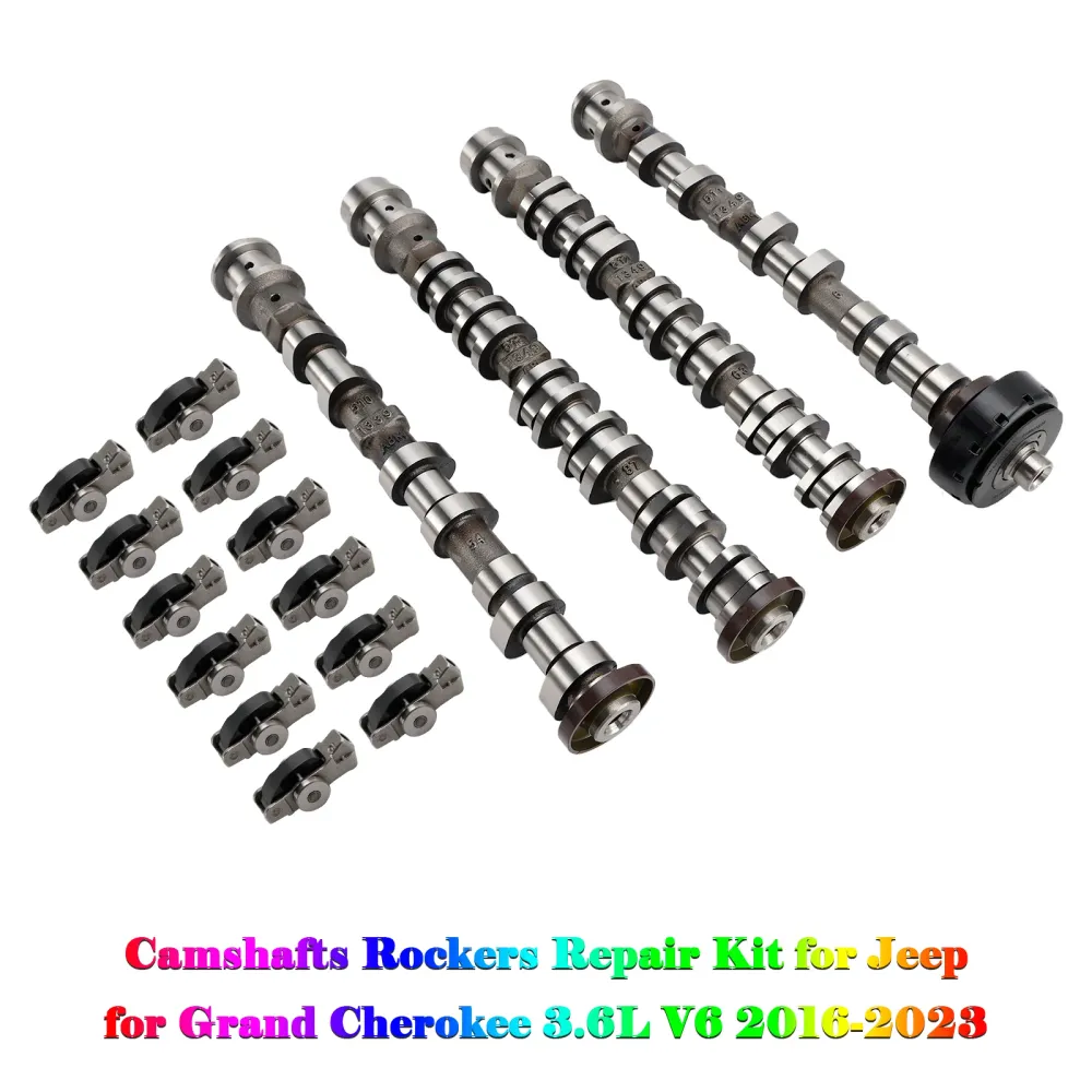 2018-2024 Jeep Wrangler 3.6L V6 Kamaxlar Rockers Reparationssats 5047912AD 05048030AC