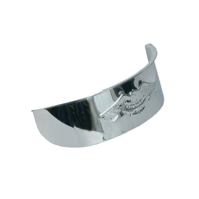 5-3/4" Visir Strålkastare Embossed Krom Harley Davidson