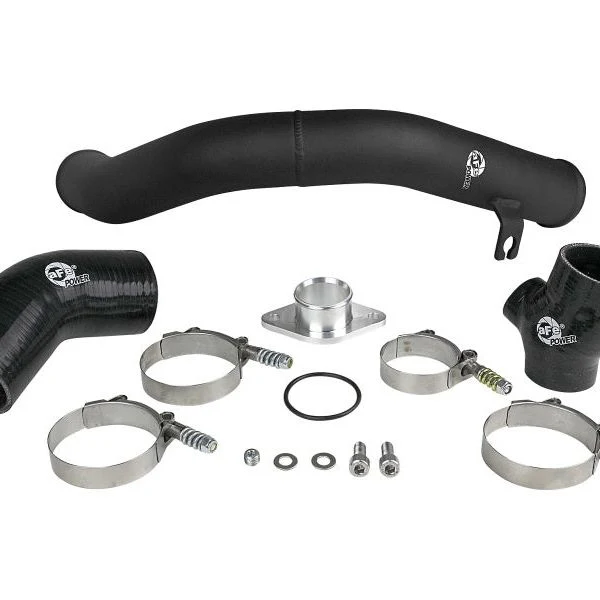aFe BladeRunner 2.5in Aluminum Hot Side Charge Pipe 15-20 Subaru WRX 2.0T - Black
