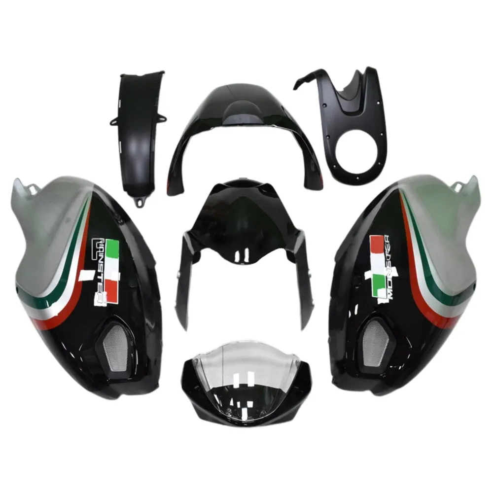 Alla år Ducati Monster 696 796 1100 S EVO FAIRING KIT BODYWORK