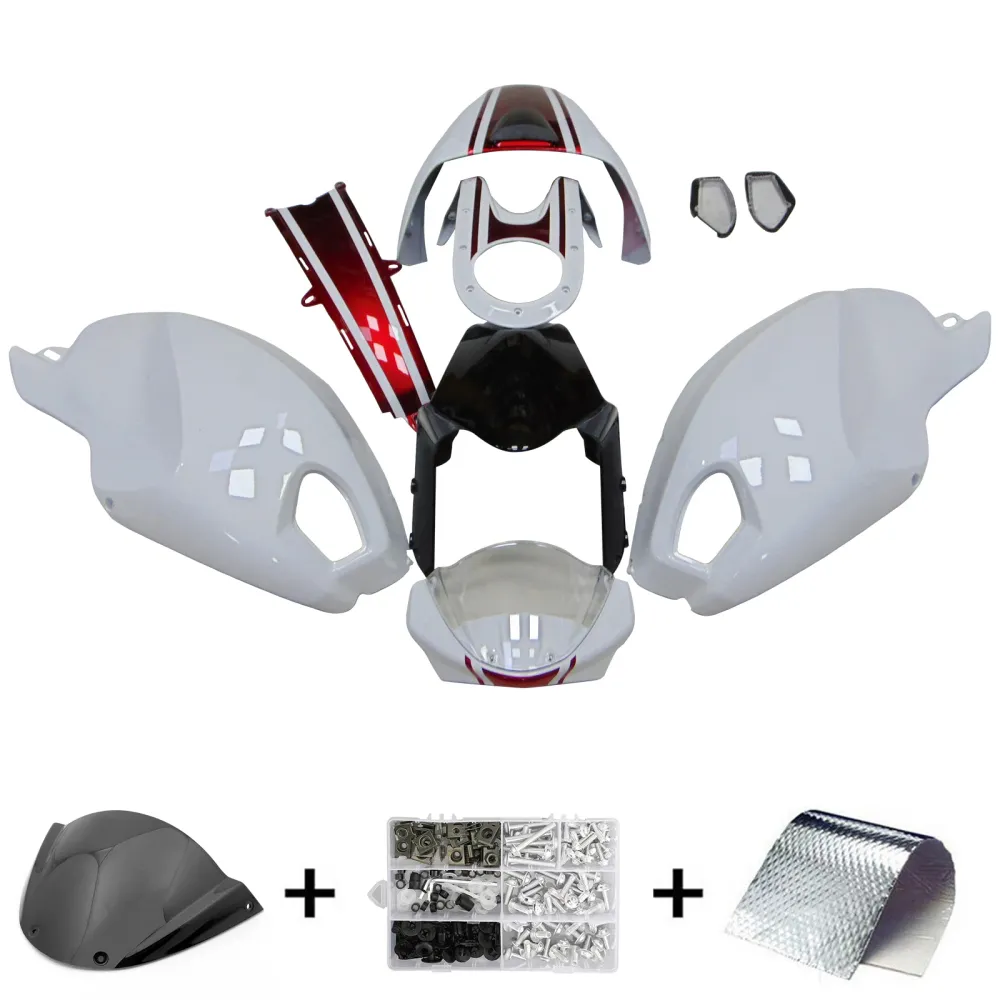 Alla år Ducati Monster 696 796 1100 S EVO FAIRING KIT BODYWORK