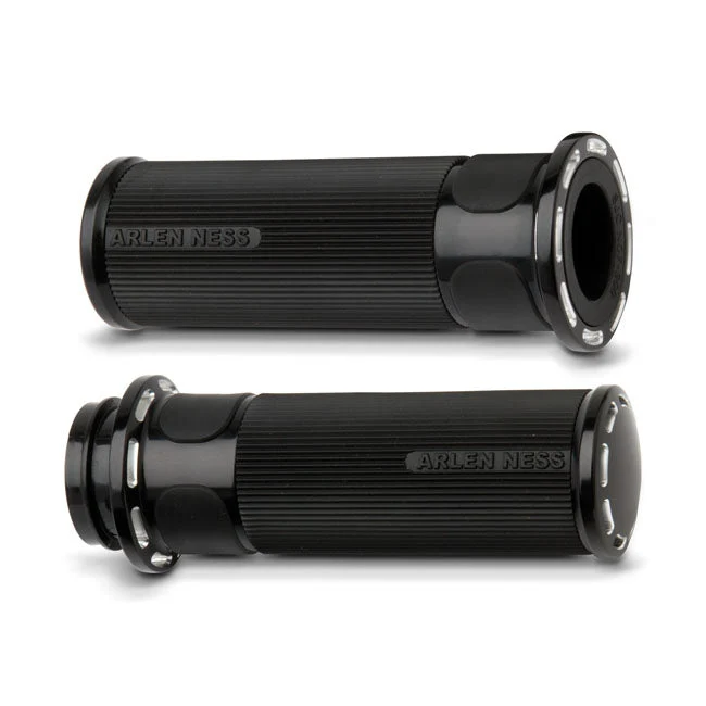 Arlen Ness Fusion Billet Slot Track Handtag Svart HD