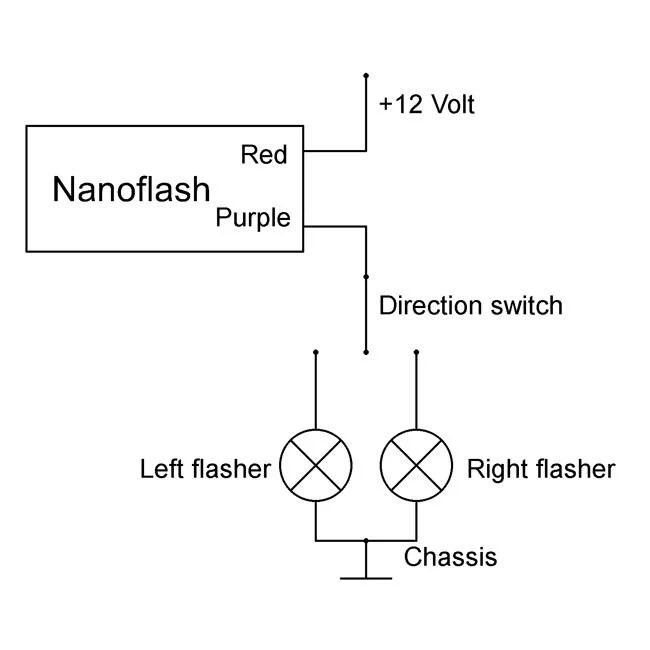 Axel Joost Elektronik Nanoflash Blinkersrelä