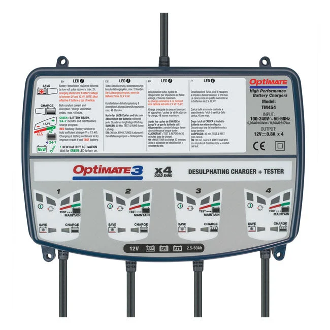 Batteriladdare TecMate Optimate 3 x 4-bank 12V