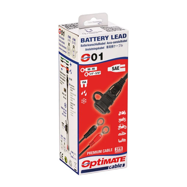 Batteriladdare TecMate Optimate Laddningskabel O-01