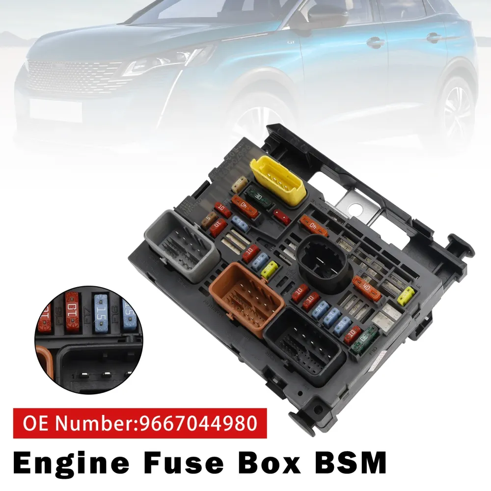 För Citroen C4 Picasso C5 III C6 Motor Säkringsbox BSM