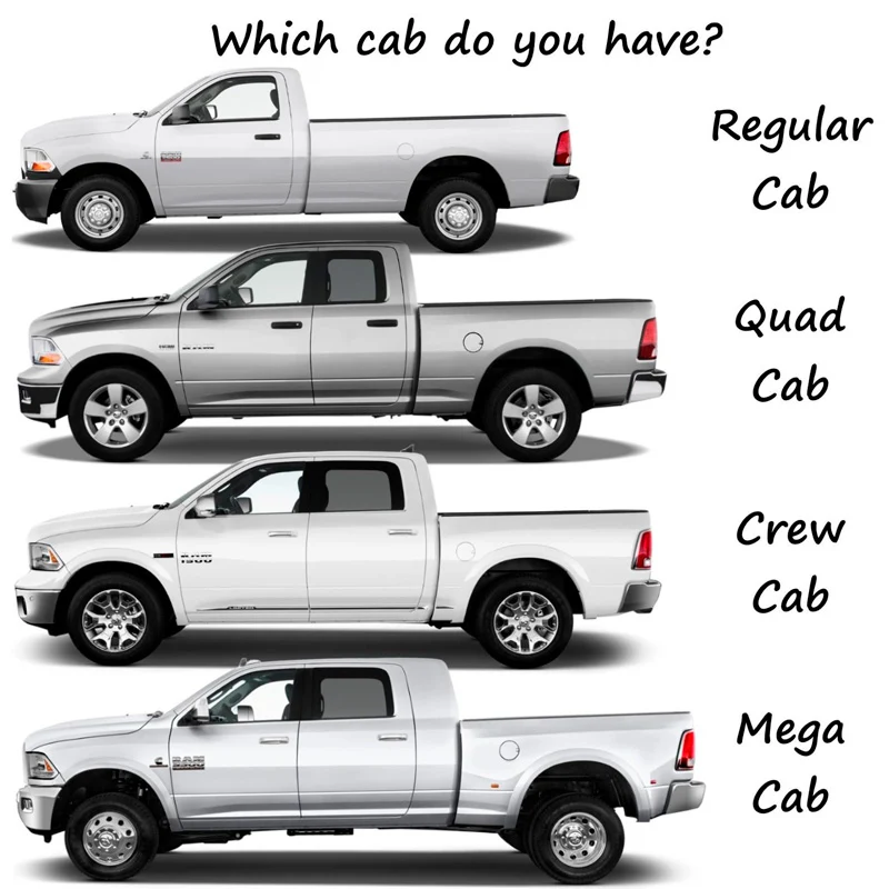 ClimAir Vindavvisare för bakdörrar Rökfärg Passar Dodge Ram Quad Cab 2009-2019